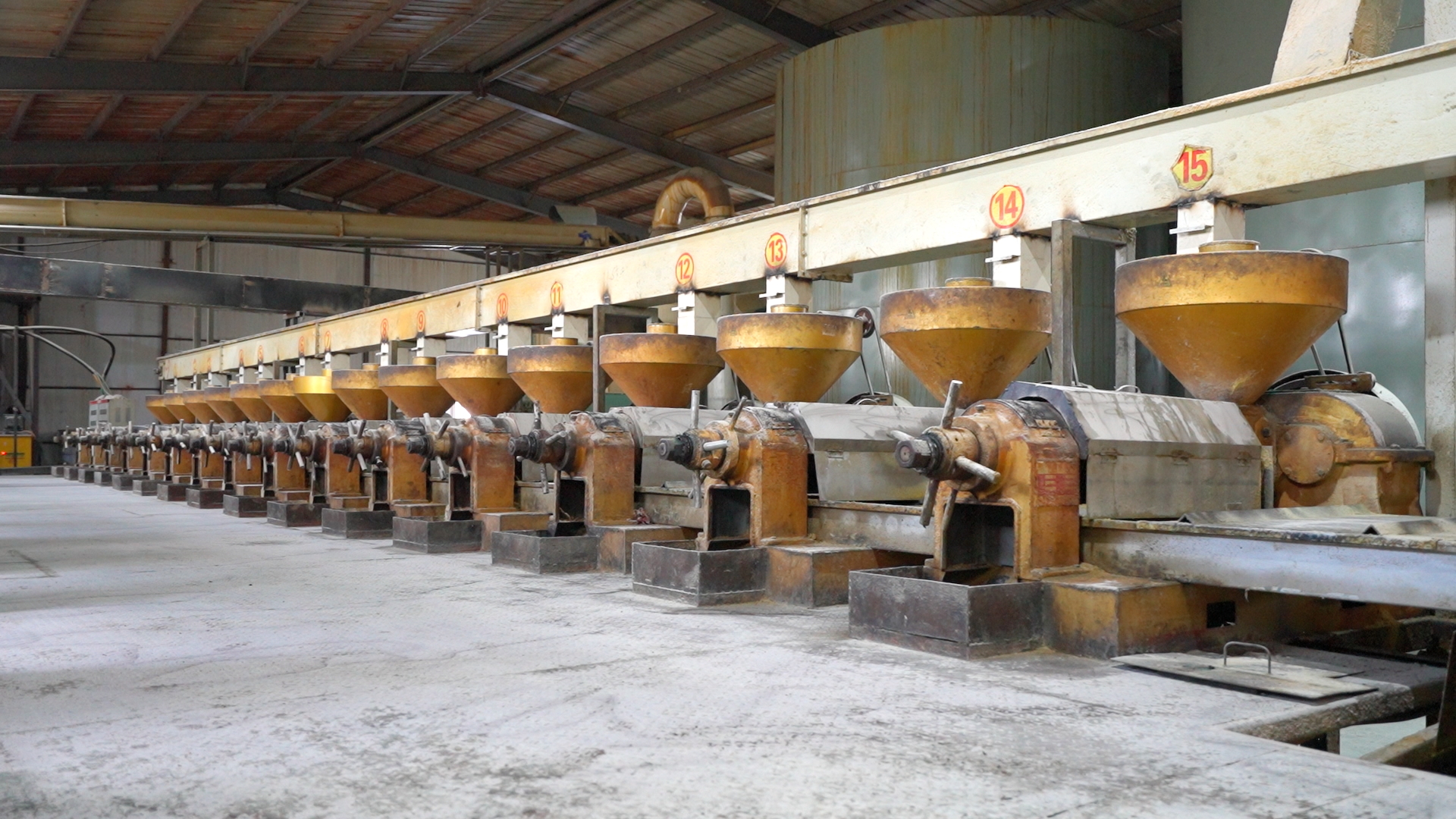 Expeller pressing line